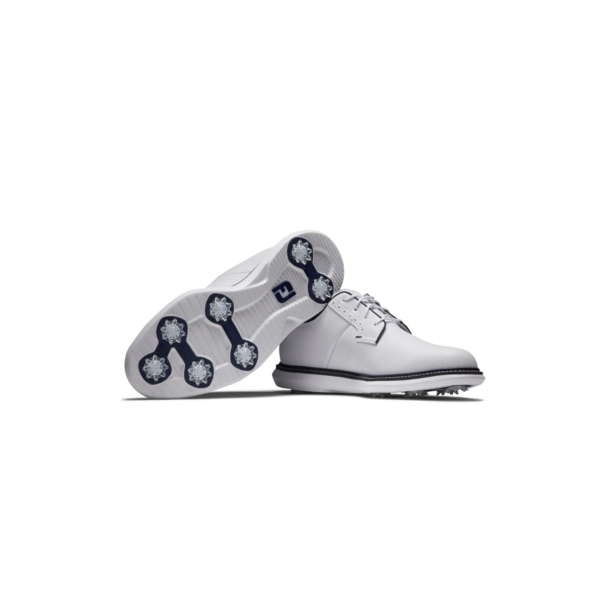 FJ TRADITIONS WHITE/WHITE/NAVY BLUCHER WHITE/WHITE/NAVY / 11