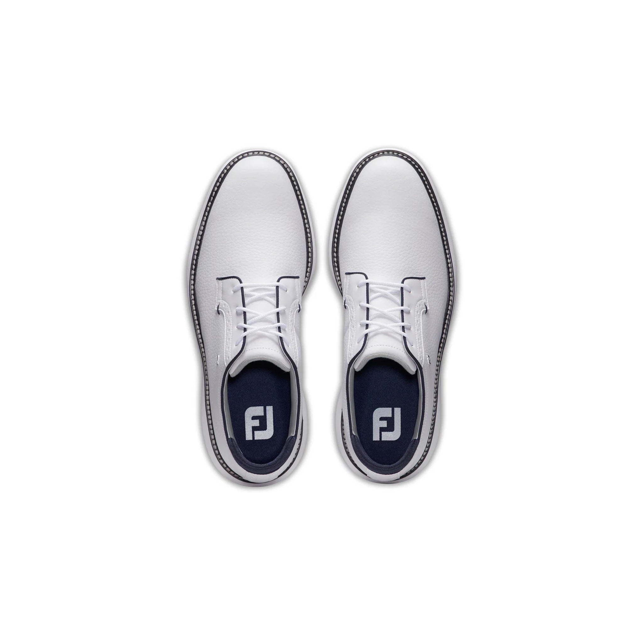 FJ TRADITIONS WHITE/WHITE/NAVY BLUCHER WHITE/WHITE/NAVY / 8