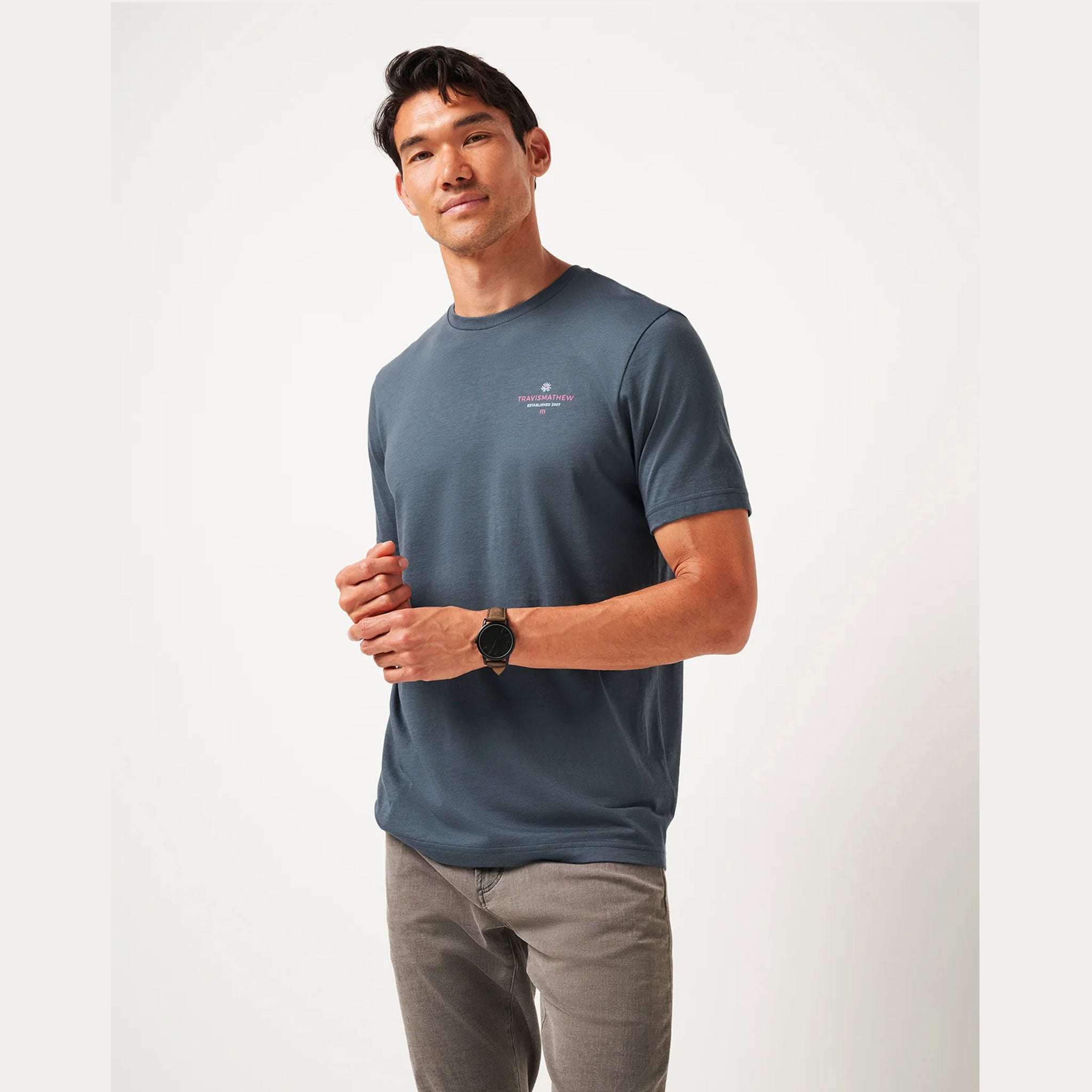 TM PIECE OF PARADISE POLO MINT ICE/VINTAGE NAVY / XL