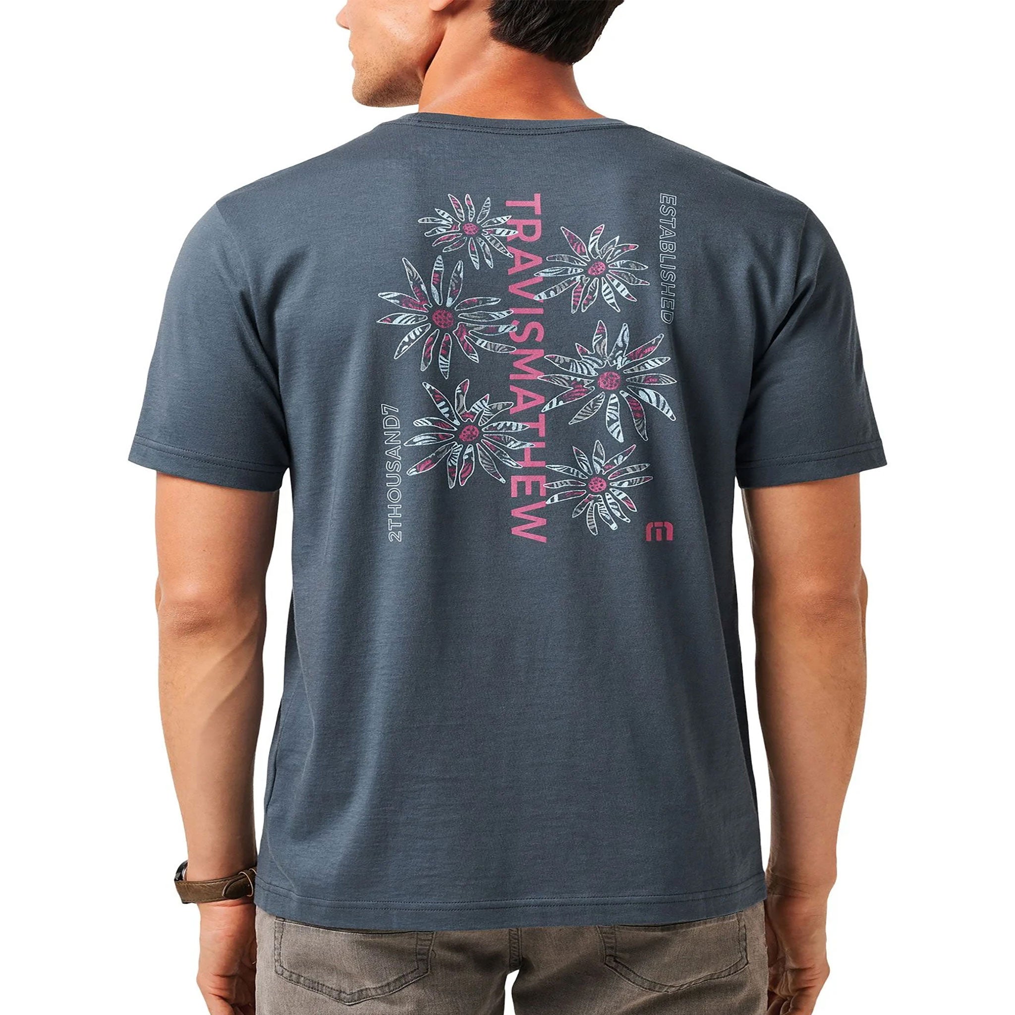 TM PIECE OF PARADISE POLO MINT ICE/VINTAGE NAVY / XL