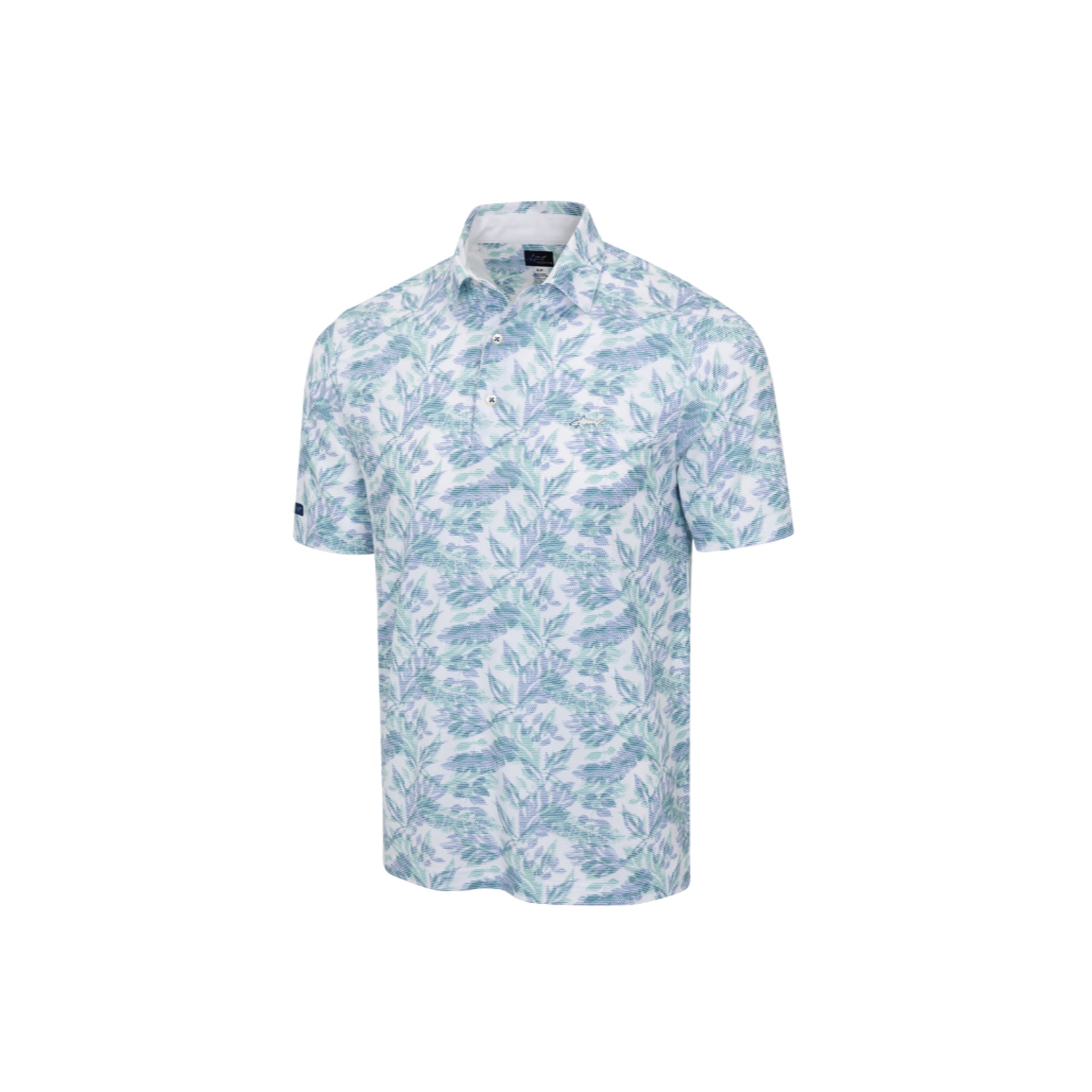 GNM ISLAND BREEZE ML75 STRETCH POLO WHT WHITE / L